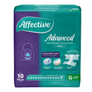 Pañal para adulto Affective Advanced Talla Grande 10 pzas