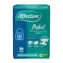 Pañal para adulto Affective Protect Talla Grande 10 piezas