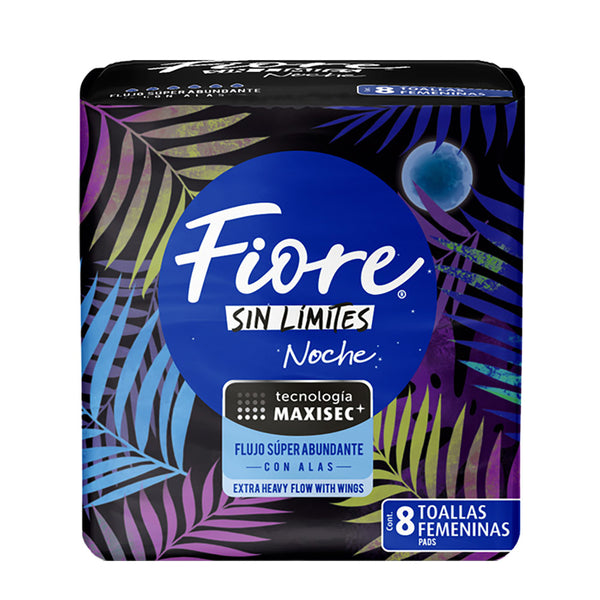 Toalla Femenina Fiore Nocturna 8 piezas