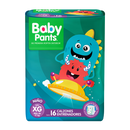 Calzón entrenador Baby Pants Niño Talla Extra Grande 16 pañales