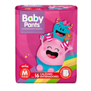 Calzón entrenador Baby Pants Niña Talla Mediana 16 pañales