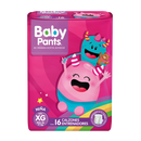 Calzón entrenador Baby Pants Niña Talla Extra Grande 16 pañales