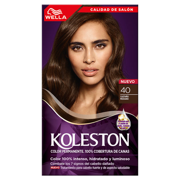 Tinte koleston castaño medio no 40