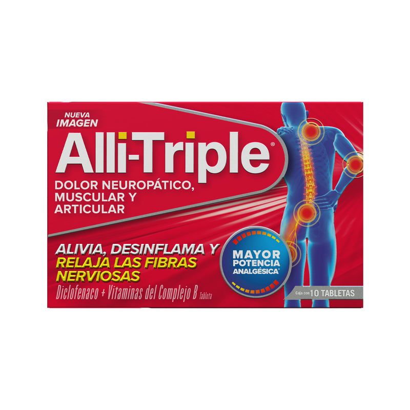 Alli-trie 20mg con 10 tabletas