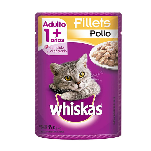 WISKAS SOBRE POLLO 85 GR