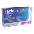 FACIDEX TOTAL 20mg 10 TABLETAS MASTICABLES FRUTAS TROPICALES