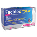 FACIDEX TOTAL 20mg 30 TABLETAS MASTICABLES FRUTAS TROPICALES