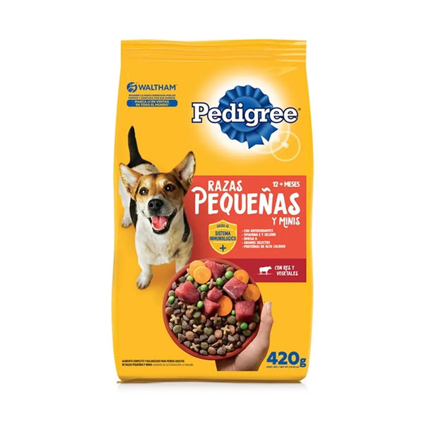 PEDIGREE BOLSA  RAZAS PEQUEÑAS 420 GR