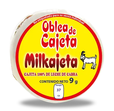 Milkajeta oblea de cajeta 40 gramos