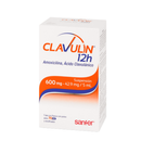 CLAVULIN 12H SUSP 400MG/75MG 7