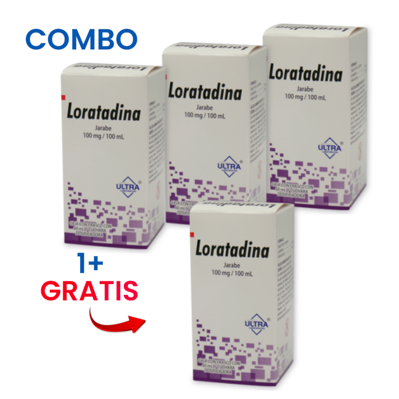 3 MAS 1 LORATADINA 5 MG./5 ML. JBE 60 ML (ULTRA)
