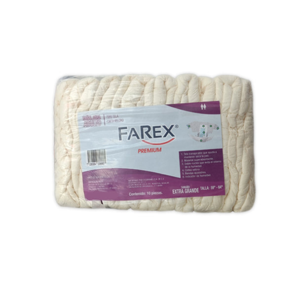 Farex Pañal extra grande con 10 piezas
