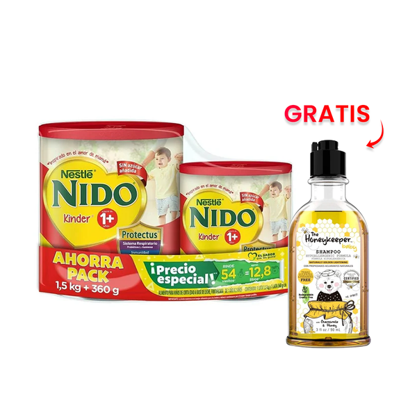 LECHE NIDO KINDER 1 1.6 KG + LATA 360 GR