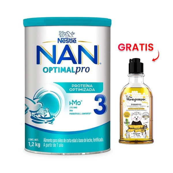 Leche nan 3 optimal pro 1.2 kg