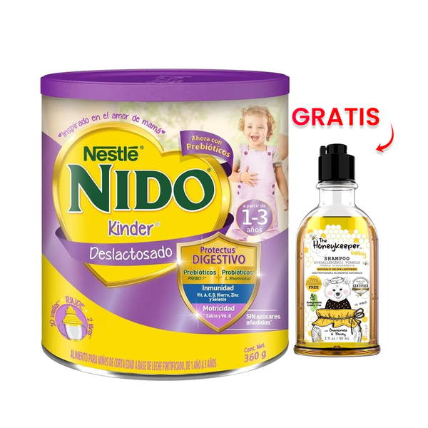 Leche nido deslactosada 360 gr