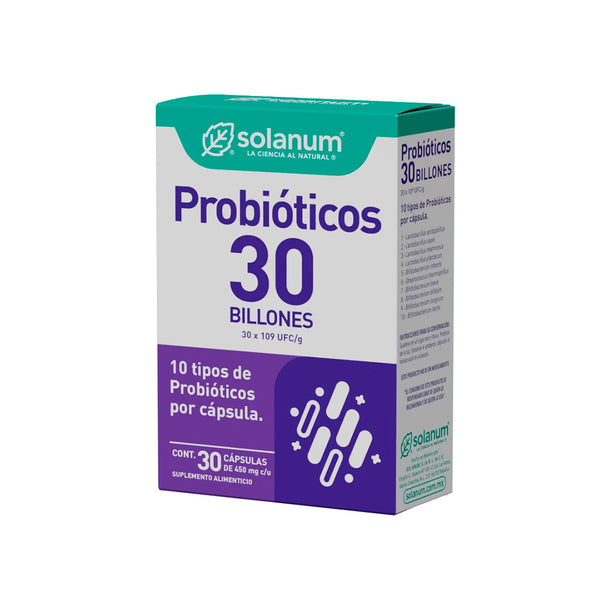 SOLANUM PROBIOTICOS 30 BILL 30