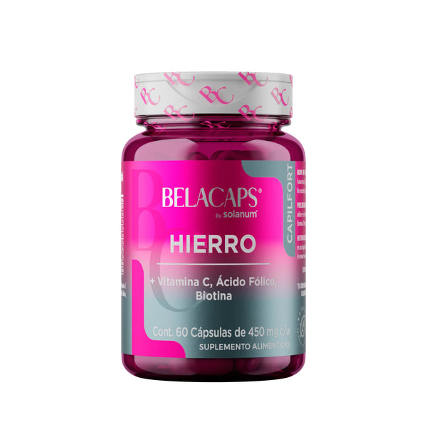 Belacaps hierro + Vitamina C 60 capsulas