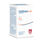 Ceftrex I.V 1 g - Ampolleta con solucion inyectable 10 ml (Ceftriaxona