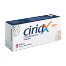 Ciriax 500 mg - Caja con 14 comprimidos (Ciprofloxacino)