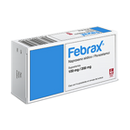 Febrax Niños 100 mg / 200 mg - Caja con 5 supositorios (Naproxeno y Paracetamol)