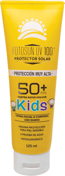 Protector solar Fotosun UV 100 fps para niños 125ml