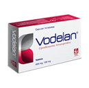 Vodelan 500 mg / 100 mg - Caja con 14 tabletas (Ciprofloxacino y Fenazopiridina)