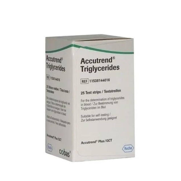 Acutrend tiras reactivas trigliseridos con 25