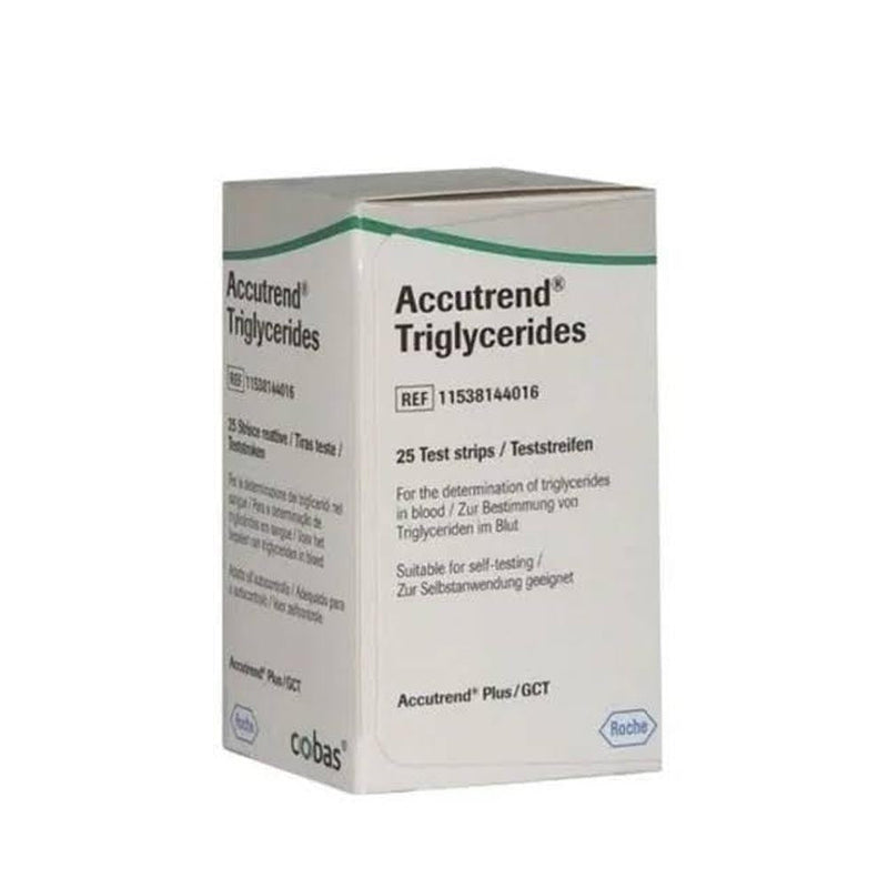 Acutrend tiras reactivas trigliseridos con 25