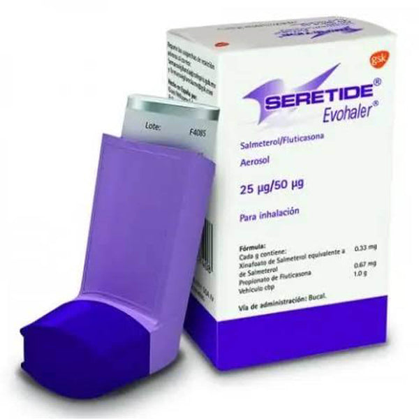Seretide evohaler 120 ds 25/50