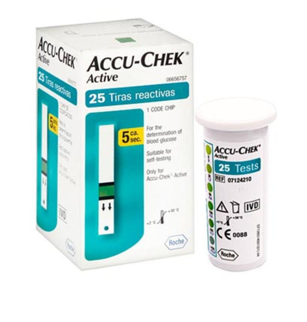 Accu chek active 25 tiras