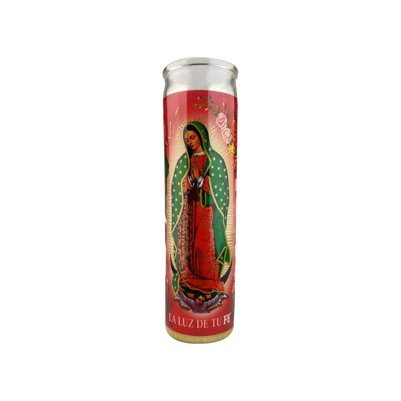 Veladora mcs virgen de gpe