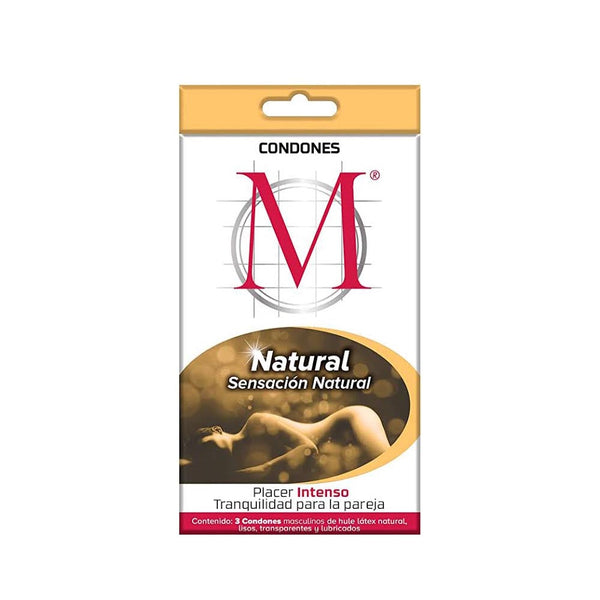 Preservativos m natural con 3