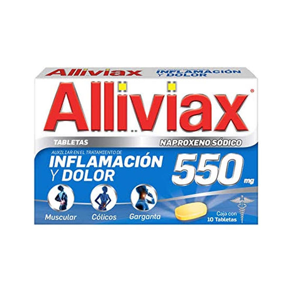 ALLIVIAX 10 TABLETAS 550MG