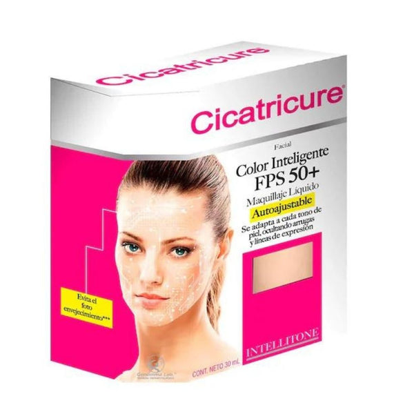 Cicatricure maquillaje liquido inteli 30m