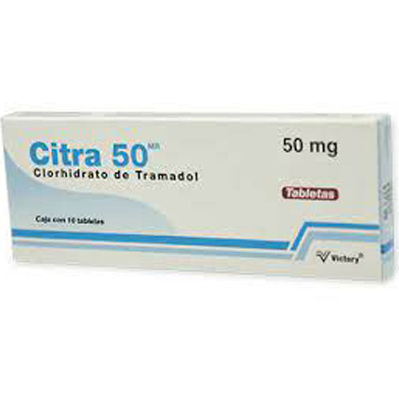 Tramadol 50mg tabletas con 10 (citra)