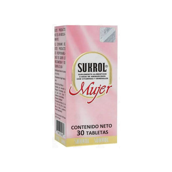 Sukrol mujer 30 tabletas