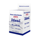 Gasa ideal esteril 10x10cm con 100 piezas