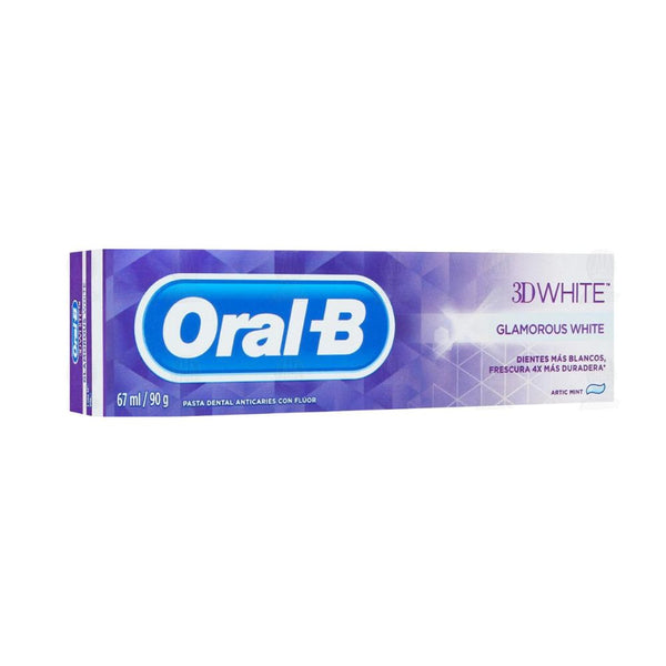 PASTA DENTAL ORAL B 3D WHITE GLAMOROUS WHITE 67 ML