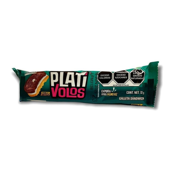 Galletas plativolos con 8 piezas 74gr