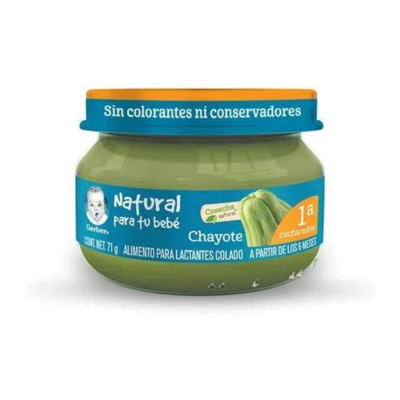 Gerber pure chayotes 1a etapa