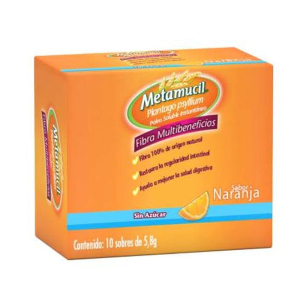 Metamucil exhibidor con 10sobres