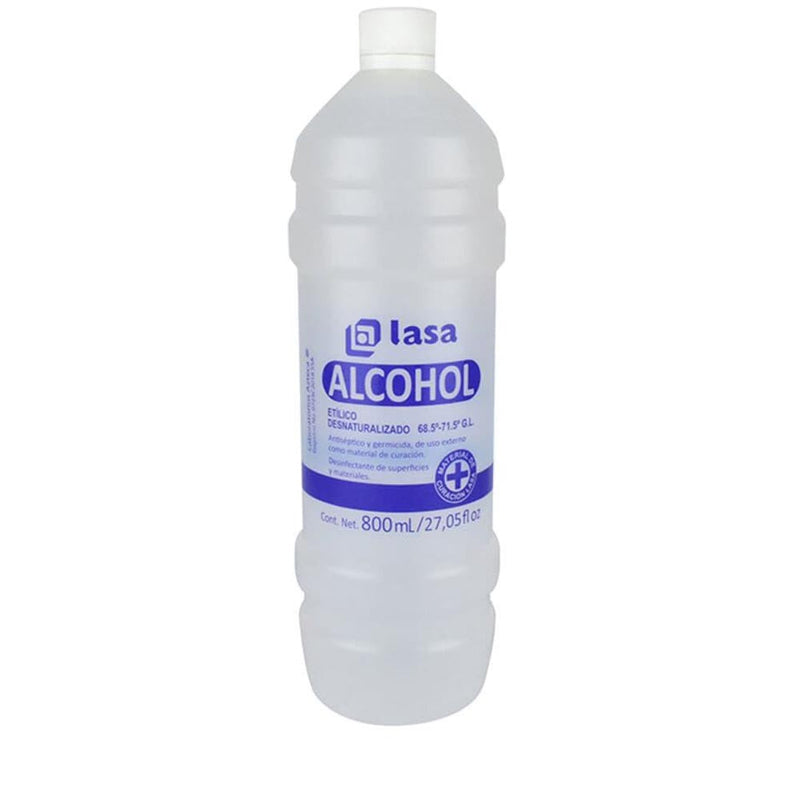 Alcohol lasa desnaturalizado 800 ml