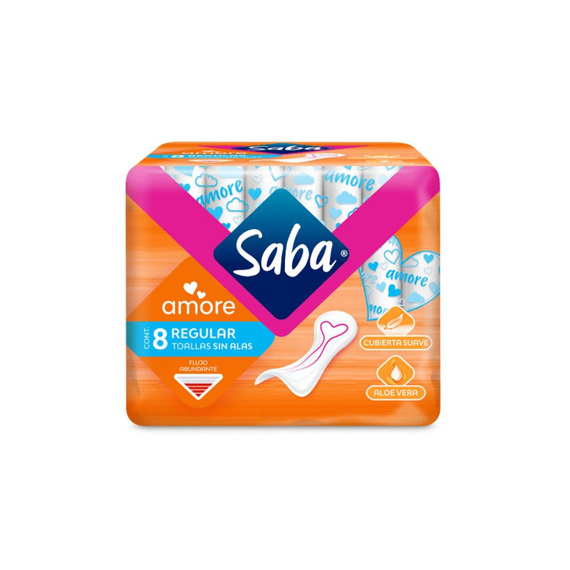 Toallas saba amore sin alas 8 pieza