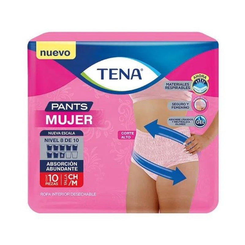 Pañal tena pants mujer mediano 6x10
