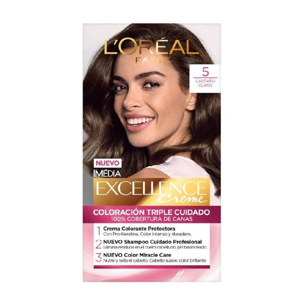 T imedia excell 5 castaño claro