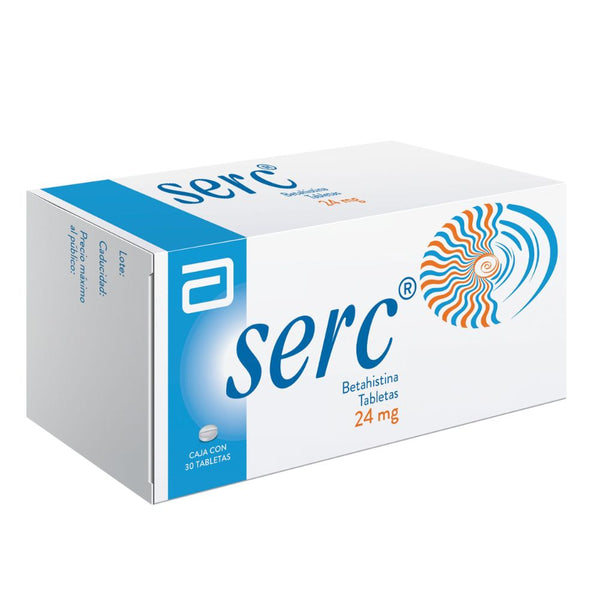 Serc 30 tabletas 24mg
