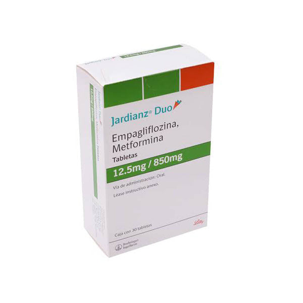 Jardianz duo 30 tabletas 12.5/850mg
