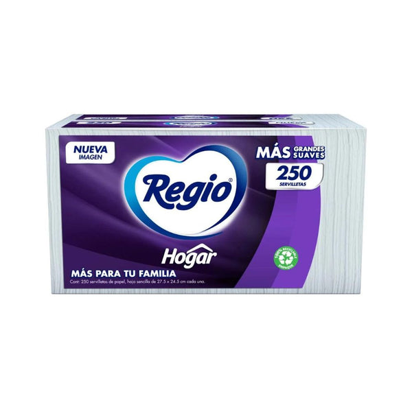 Servilleta regio hogar 250 piezas