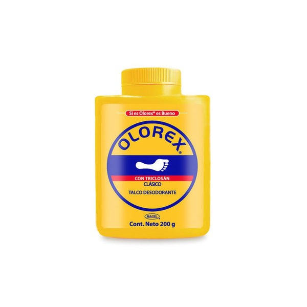 Talco olorex amarillo 200g