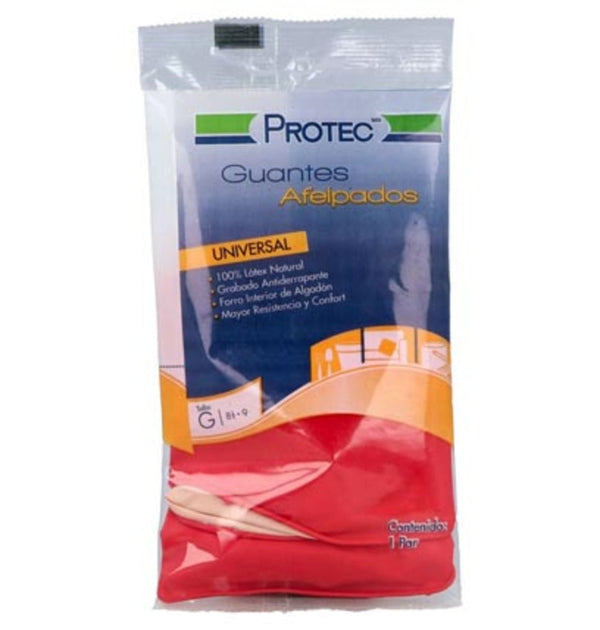 Guante protec afelpado grande